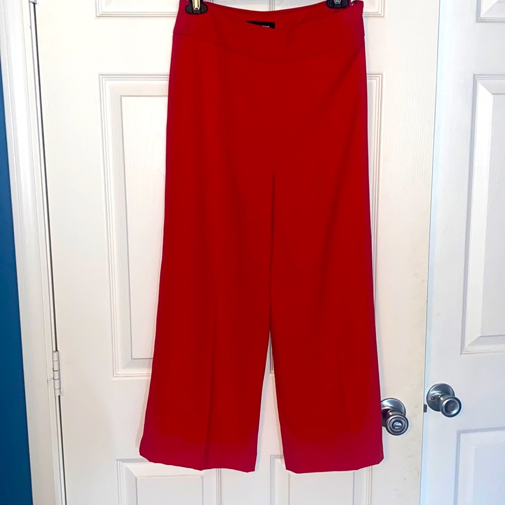 Wide legged pink dress pants